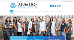 Desktop Screenshot of lagunabeachanimalhospital.com